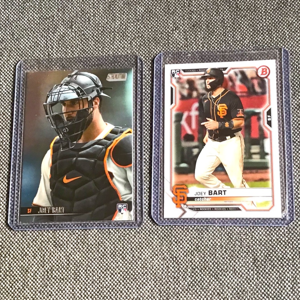 Joey Bart 2021 Bowman Topps Baseball-Topps Stadium (San Francisco Giants)